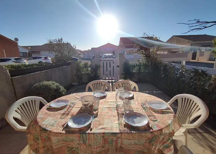 Villa T3 Mezzanine - Parking Privé - à 6 Min De La - 6 Pers. - Narbonne-plage - Fr-1-795-62 *